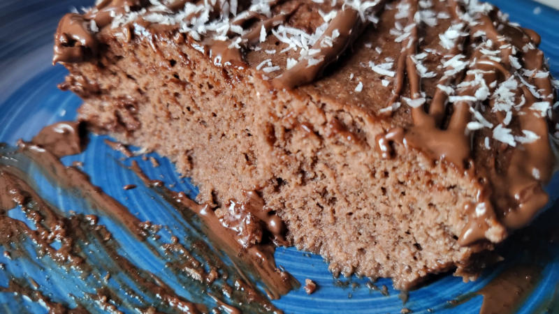 Torta morbida proteica al cioccolato