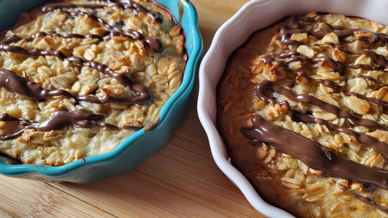 Baked oats proteica al cioccolato