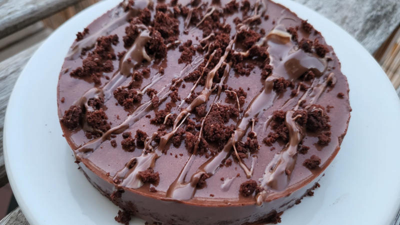 Brownies cheesecake proteica