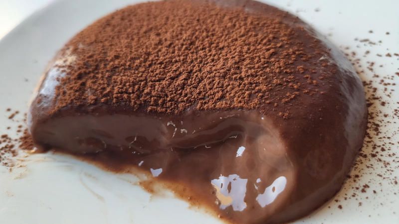 Budino proteico al cioccolato