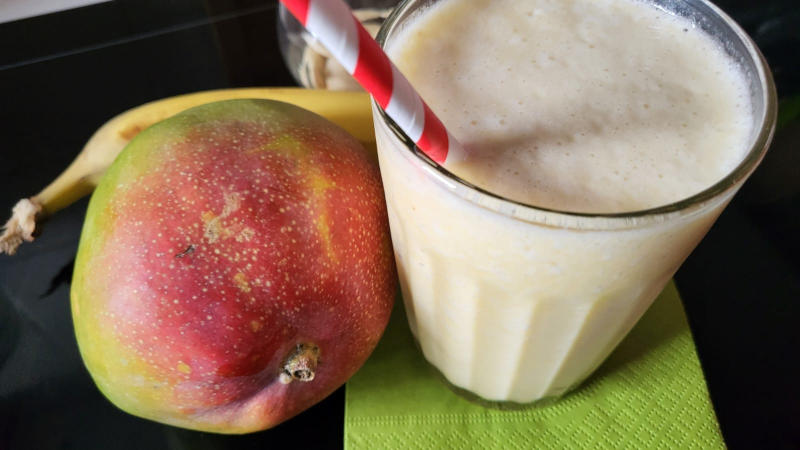 Smoothie proteico al mango