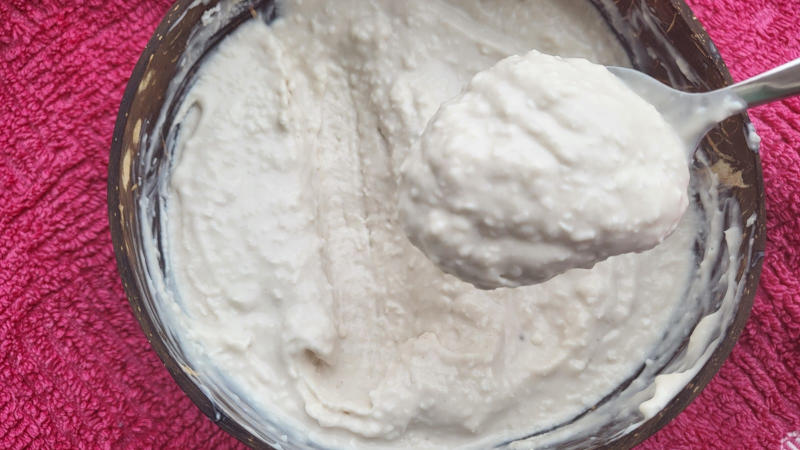 Gelato proteico al cocco 3 ingredienti