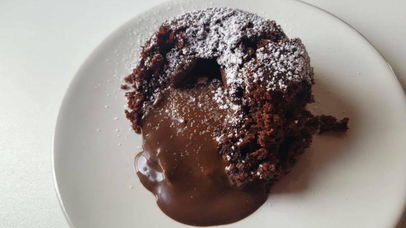 Lava cake proteica